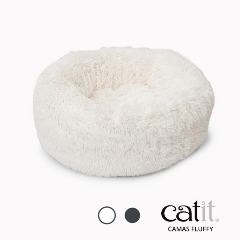 cama-gatos-catit-fluffy-blanca
